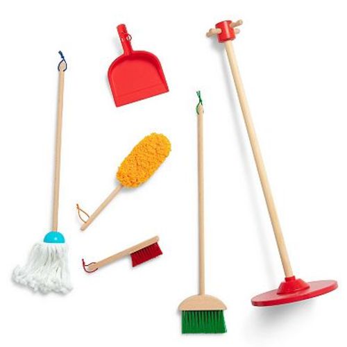 Melissa & Doug Let's Play House! Dust, Sweep & Mop Set
