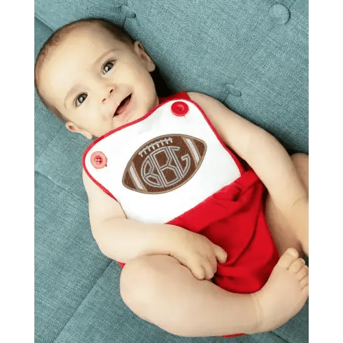 Lily Blitch, Unisex Knit Sunsuit, Red/White Colorblock - 18M