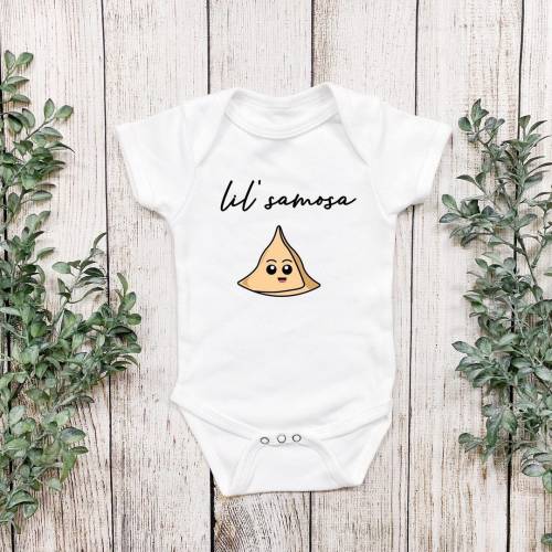 Little Samosa Onesie/Shirt - Bollywood, baby shower, gifts, Indian, Desi, Pakistani