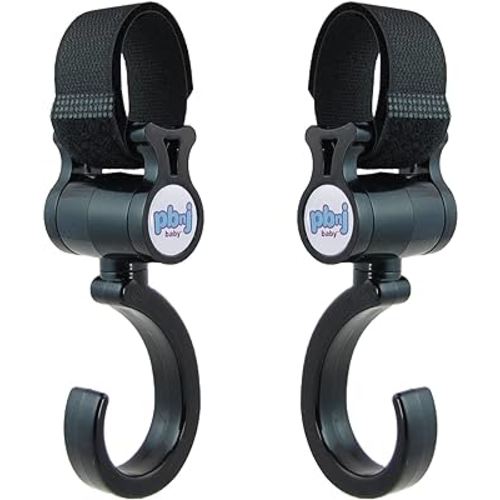 Stroller Hooks 2 Pack Organizer Clip Travel Purse Shopping Diaper Bags