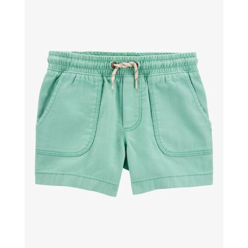 Baby Pull-On Twill Shorts - Turquoise - Carter's | Carter's