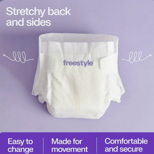 Freestyle Hyper Absorbent Ultra Soft Baby Diapers, Size 2, 56 Count (Select for More)