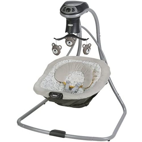 Graco Simple Sway LX Baby Swing, Teddy - Simple Sway Lx W/ Multi-Direction