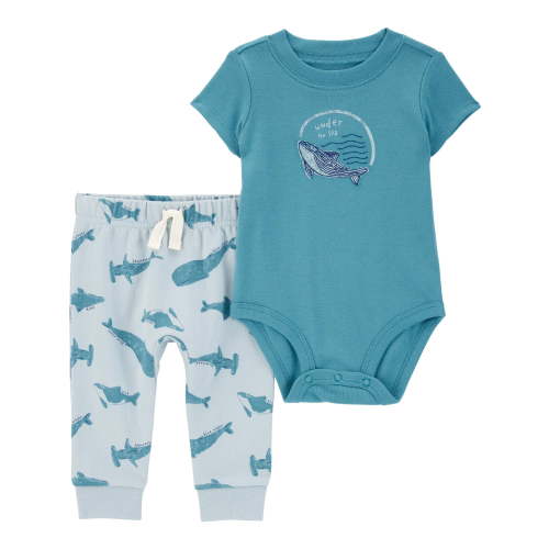 Carter's Child of Mine Baby Boy Outfit Set, 2-Piece, Sizes 0/3-24 Months