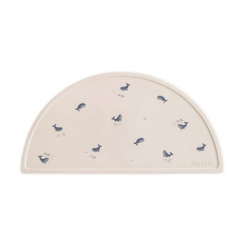 Mushie Silicone Table Mat, Color: Whales