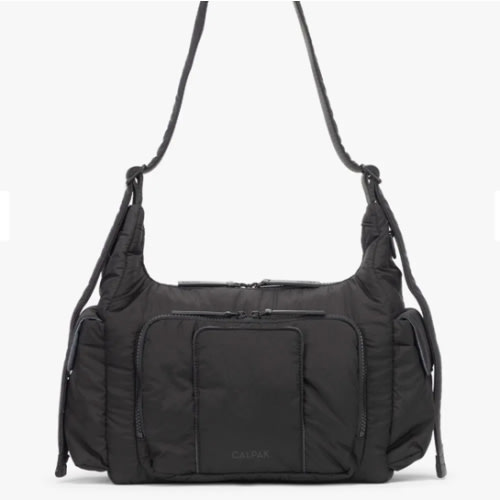 Crossbody Diaper Bag - BLACK