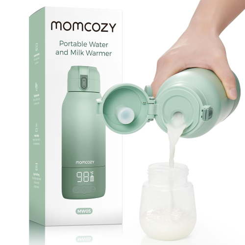 Momcozy Portable Milk Warmer for Travel Dual Heating Modes for Breast Milk & Water, Portable Bottle Warmer, 17 Ounces