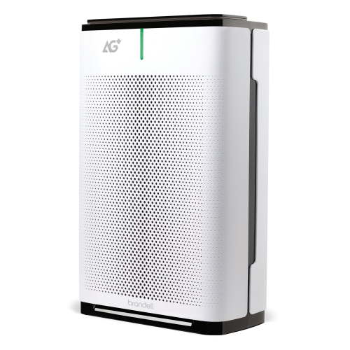 Brondell P700BB-W Pro Air Purifier Clean Air Filter With Aurabeat AG+ Technology for Bedroom, Home Office, Reduces Odor from Smoke and Pets, Includes Filters, 1655 Square Feet, White