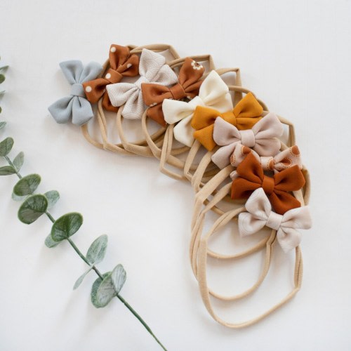 10 Pack Baby Bow Headband Variety Pack, mini bows, baby headband, baby bows, newborn bows, baby girl bow, bow set, baby gift, premie bows