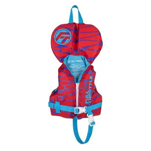 Full Throttle Infant Nylon Life Jacket, Red