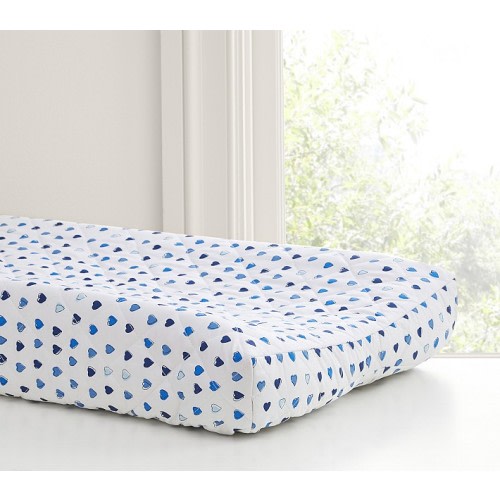 Roller Rabbit Multi Hearts Changing Pad Cover