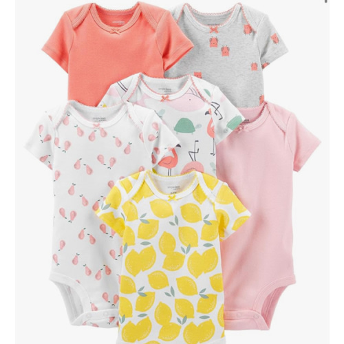 Simple Joys by Carter's Baby Girls' 6-Pack Sleeveless Bodysuit