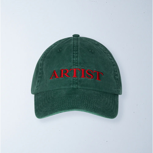 artist cap | forest green