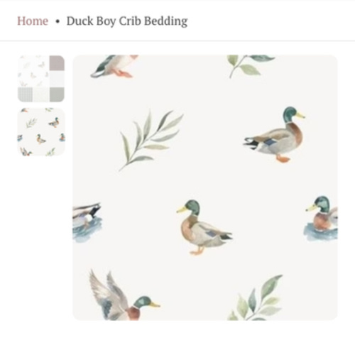 Duck Boy Crib Bedding – DBC Baby Bedding Co