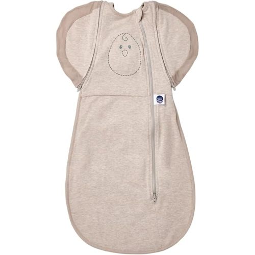 Nested Bean Zen One Air Adaptable Baby Sleep Sack – Comfort & Safety for Natural Sleep, Preferred Arm Position Reduces Startle Reflex, Better Sleep for Baby & Parents, NB (7-13lbs), Sand