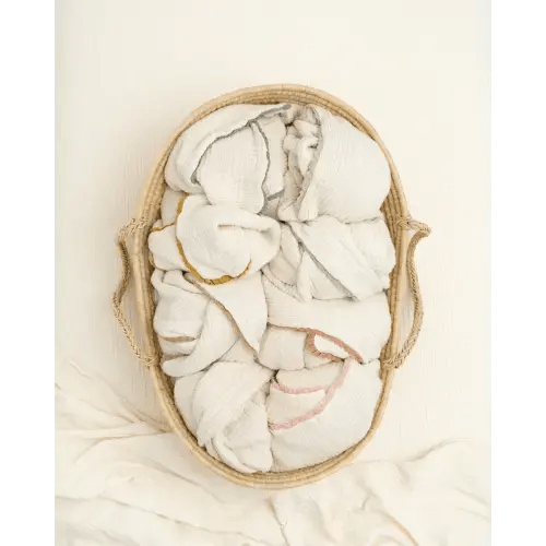 Soft, Heirloom Lace Baby Blanket | Organic Cotton Gauze | Willaby – willaby