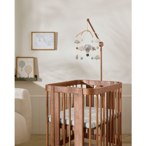 Mobile Attachment Arm for crib-white