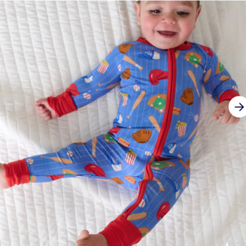 Blue All Stars Zippy - Little Sleepies