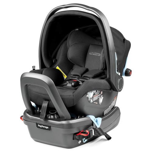 Peg Perego Primo Viaggio - Rear Facing Infant Car Seat - for Babies 4 to 30 lbs - Made in Italy - True Black (Black)