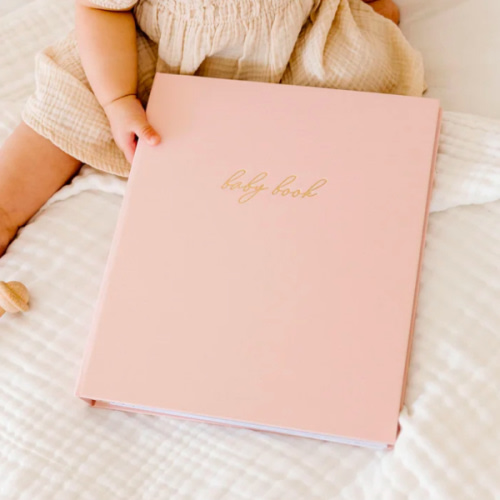 First Year Baby Memory Book - Pink