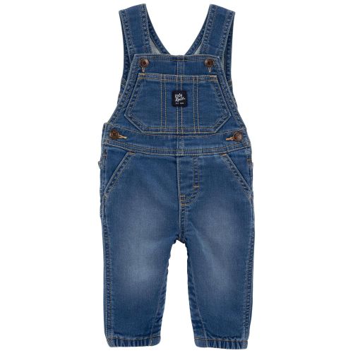 Blue Baby Knit-Like Denim Overalls | oshkosh.com