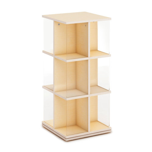 Guidecraft EdQ Essentials Rotating Book Display 3 Tier & Reviews | Wayfair
