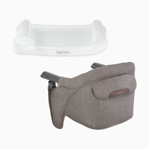 Fast Table Chair with Dining Tray Plus - Mineral Gray Melange
