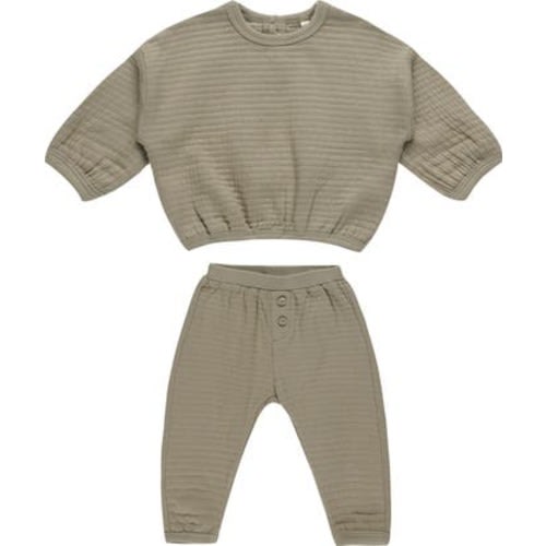 Textured Sweatshirt & Sweatpants, 12-18M