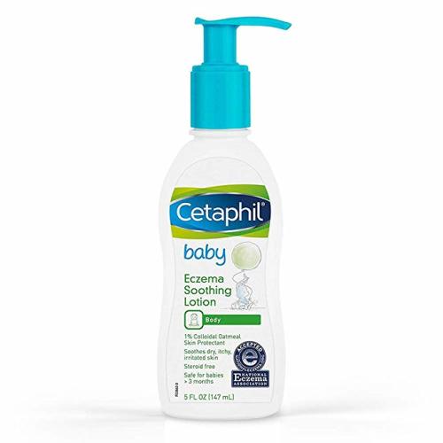 Cetaphil Baby Eczema Soothing Lotion with Colloidal Oatmeal | Dermatologist Recommended for Dry, Itchy and Irritated Skin | 5 Fl. Oz - 5 Ounce (Pack of 1)
