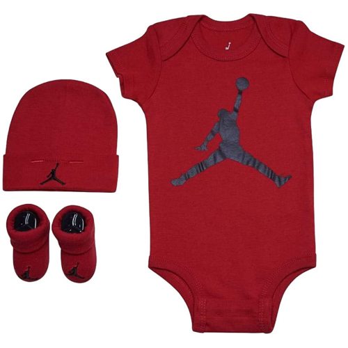 Jordan Infant Jumpman 3 Piece Set (Red(LJ0041-R78)/Red/Black, 0-6 Months)