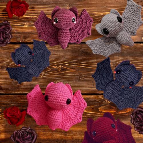Bat Rattle, Goth Baby, Crochet, Bat Nursery, Alternative Style, Handmade Gift, Gothic Baby Shower, Nursery Decor, Unique Toy