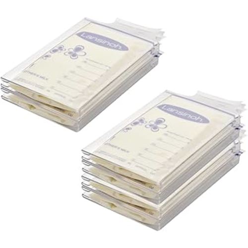 6-Pack Freeze Flat Breast Milk Storage Bag |Breastmilk Freezer Flattener Kit Make Mother's Milk Bags Organizer Even to Save Refrigerator Space | Fit 3 4 5 6oz