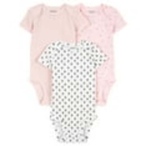 Carter's Child of Mine Baby Girl Bodysuits, 3-Piece, Sizes Preemie-18 Months
