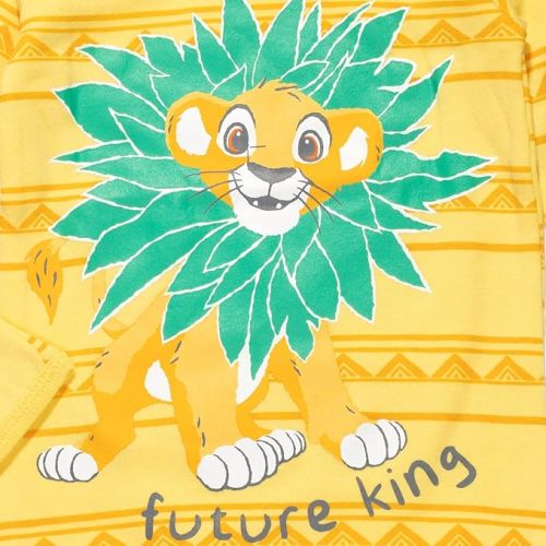 Disney Lion King Simba Baby 3 Pack Long Sleeve Swaddle Sleeper Gown - 0-6 Months - Multicolored