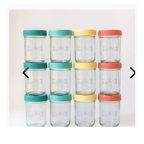 Breastmilk Storage Jar Set – Mason Bottle
