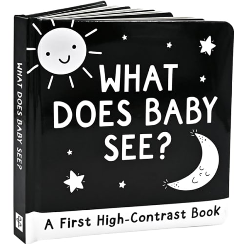 What Does Baby See? A High-Contrast Board Book (Padded Cover)