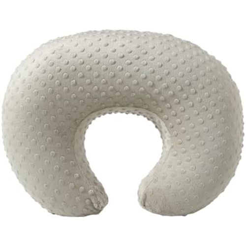 ESEN Nursing Pillow and Body Positioner for Breast Feeding and Bottle Feeding, Ultra Soft Baby Breastfeeding Pillows with Removable Nursing Pillow Cover for More Support for Mom and Baby (Brown)