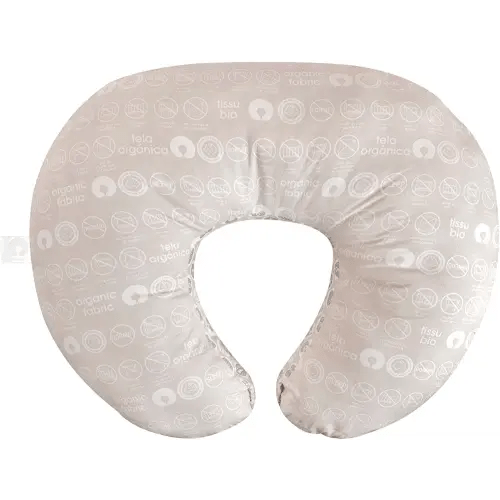 Boppy Organic Bare Naked Original Nursing Support, Formerly Boppy Nursing Pillow, for Breastfeeding, Bottle Feeding and Bonding, Organic Cotton Fabric with Hypoallergenic Fill, Covers Sold Separately