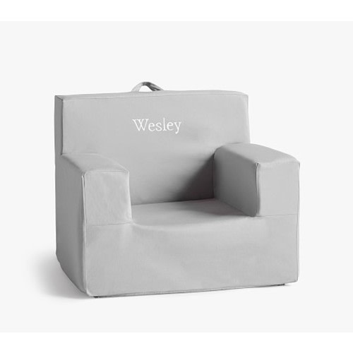 Modern Gray Twill Anywhere Chair®