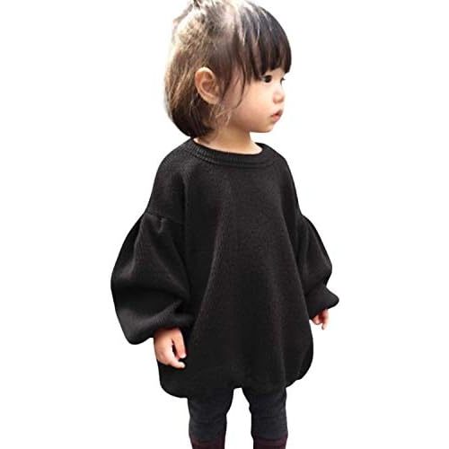 GRNSHTS Baby Girls Loose Long Sleeve Knit Sweater