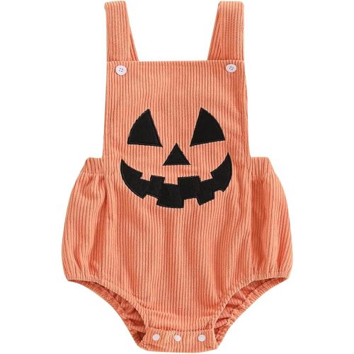 YINGISFITM My First Halloween Baby Girl Boy Outfit Newborn Pumpkin Bubble Romper Infant Jumpsuit Cute Girls Pumpkin Clothes