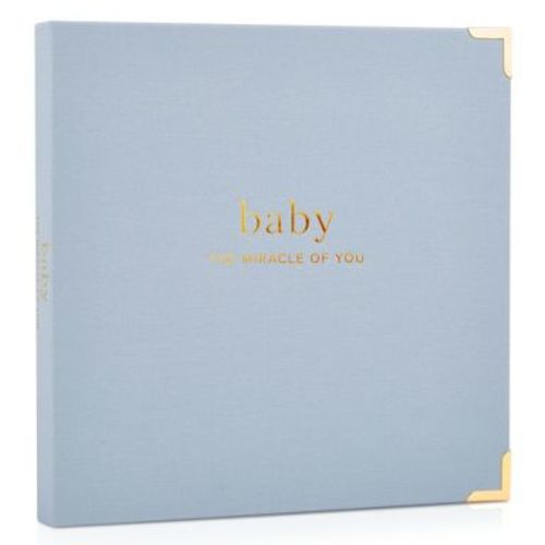 Keepsake Baby Memory Book for Boys and Girls – Timeless First 5 Year Baby Journal, Scrapbook and Photo Album