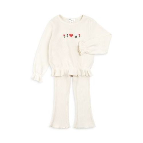 Girls' Waffle Knit Top & Flare Pants - Baby