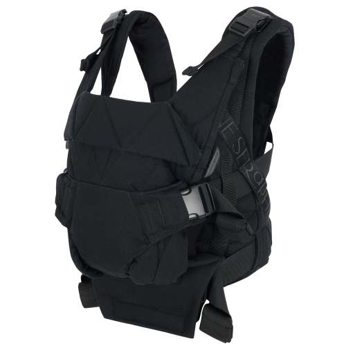 The CARIPOD™ | Seraphine Baby Carrier - Black Cotton Canvas