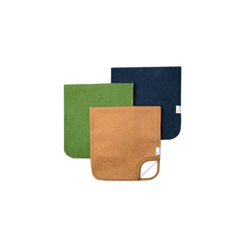 Copper Pearl Ridge Burp Cloths