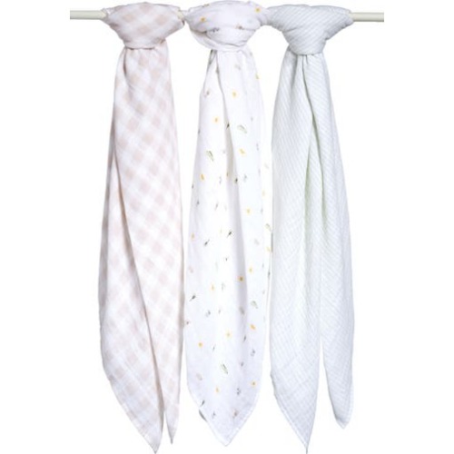 3-Pack Muslin Swaddles