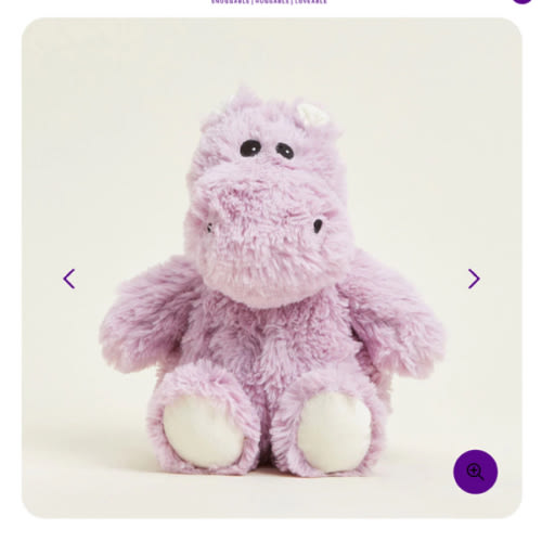 Hippo Warmies | Microwavable Hippo Warmies Stuffed Animal | Warmies USA