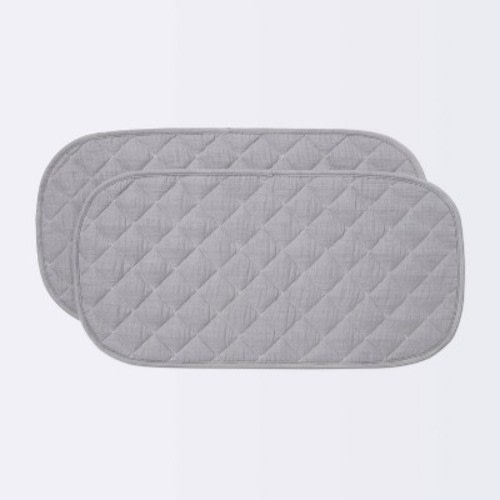 Muslin Changing Pad Liner - Cloud Island™ Gray - 2pk