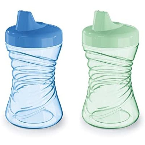 First Essentials by NUK Fun Grips Hard Spout Sippy Cup, 10 oz, 2-Pack (69729)
