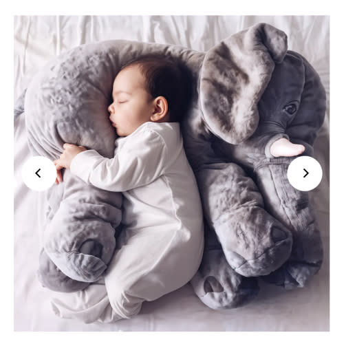 Elephant Cuddle Pillow